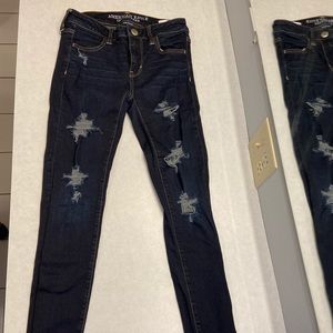 American Eagle Jeans *self ripped*